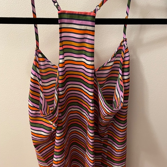 J. Crew Factory Racerback Multi-Stripe Tank Size 8 EUC! - Picture 5 of 5